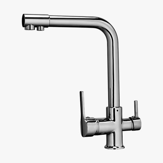 Three-Way Chrome Faucet (Hot-Cold-Purifying Water)